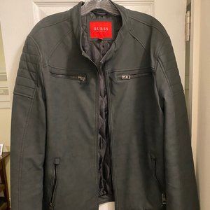 Guess men's faux suede jacket size M